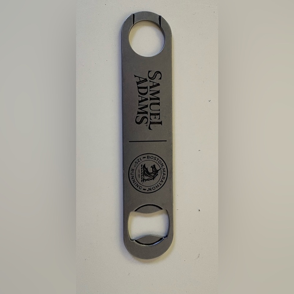 Commemorative Samuel Adams 125th Boston Marathon Bottle Opener